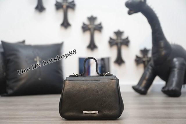 Chrome Hearts專櫃高端皮具包包 克羅心925純銀五金限量版小寶劍單肩手提包 gj1103